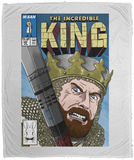 Blankets White / One Size The Incredible King 50x60 MicroFleece Blanket