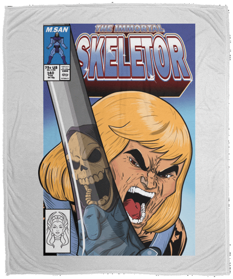 Blankets White / One Size The Incredible Skeletor 50x60 MicroFleece Blanket