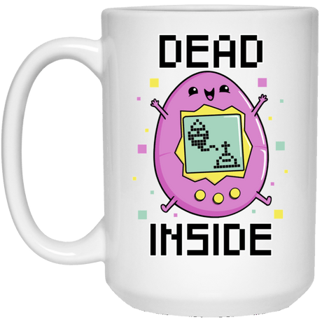 Drinkware White / One Size Dead Inside 15oz Mug