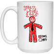 Drinkware White / One Size Stress Level 15oz Mug
