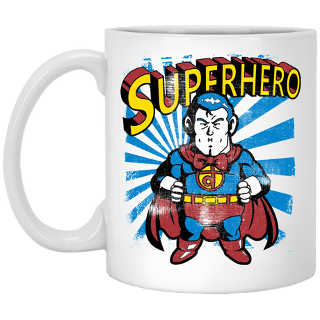 Drinkware White / One Size Superhero 11oz Mug