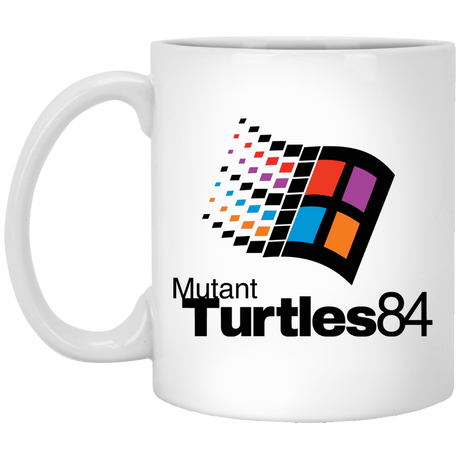 Drinkware White / One Size Turtles 84 11oz Mug