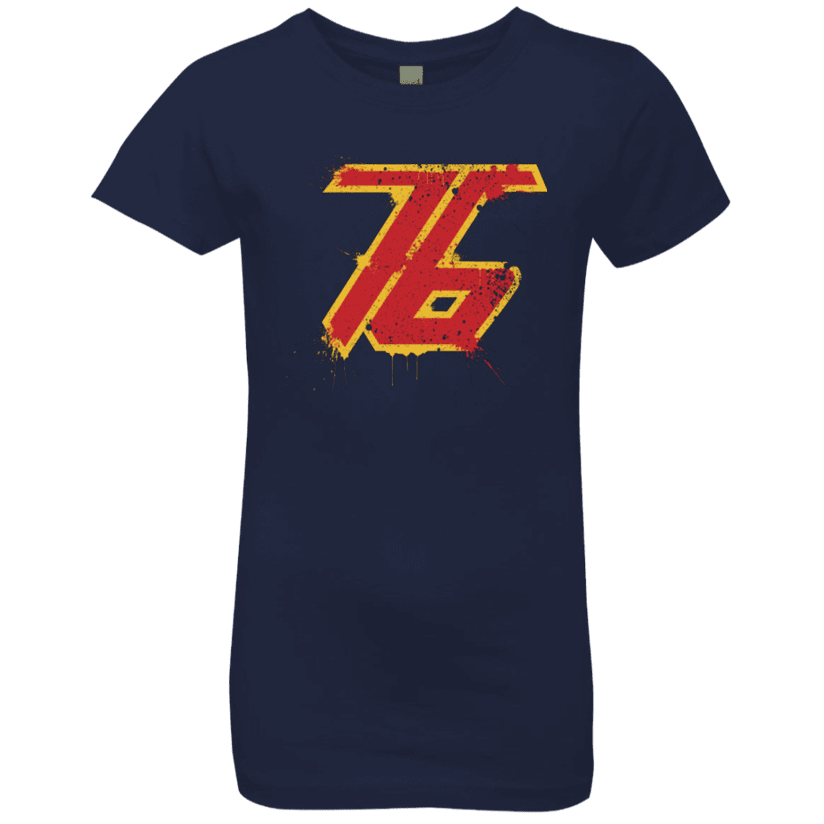 Girls_T-Shirts Midnight Navy / YXS Soldier 76 Girls Premium T-Shirt SK