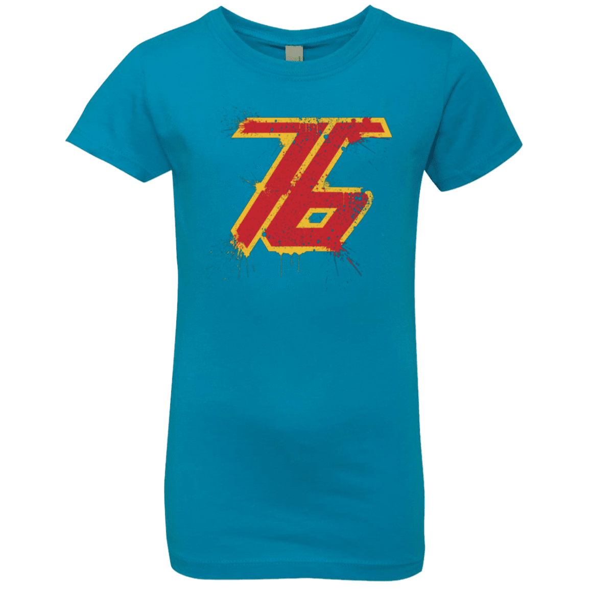 Girls_T-Shirts Turquoise / YXS Soldier 76 Girls Premium T-Shirt SK