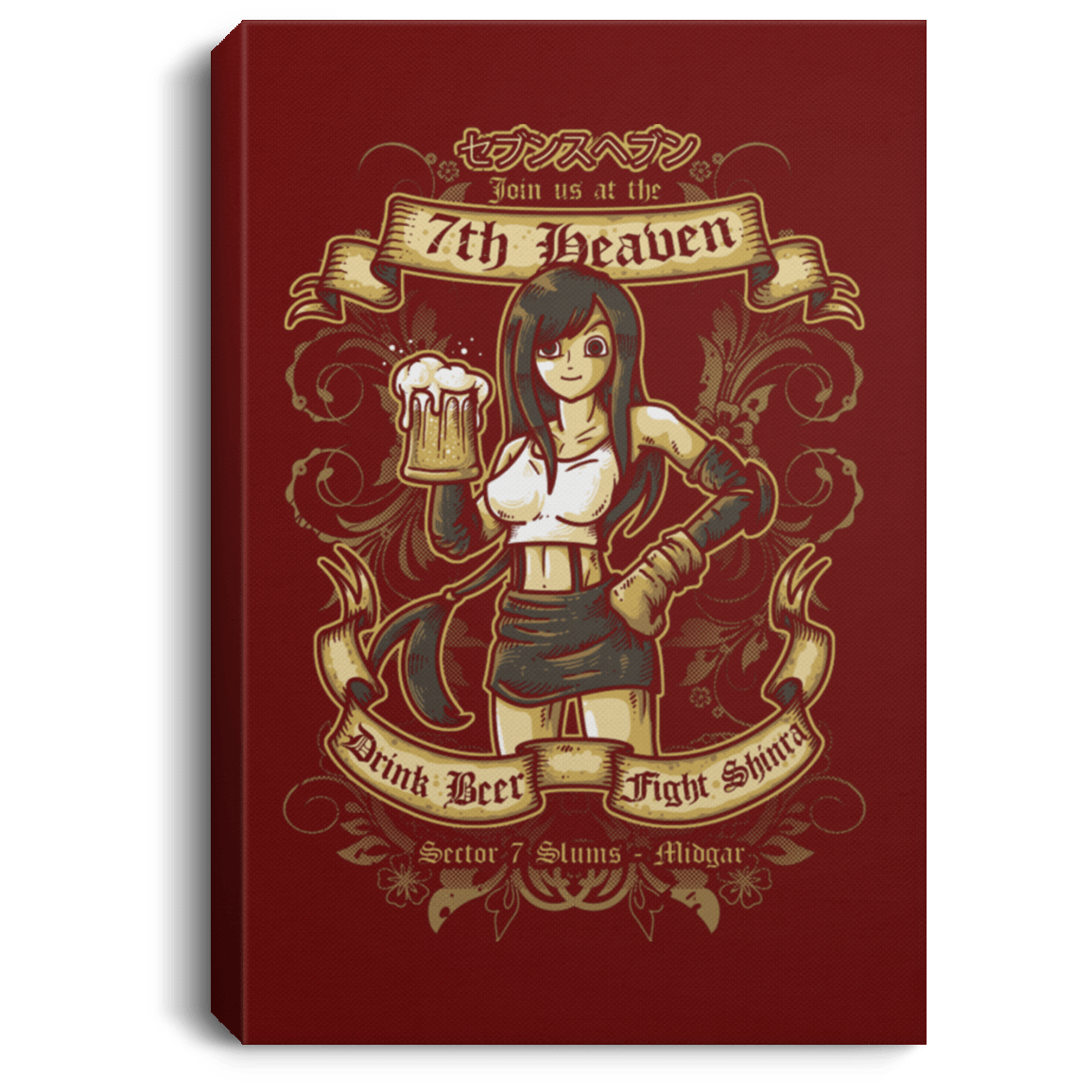 Housewares Maroon / 8" x 12" 7TH HEAVEN Premium Portrait Canvas