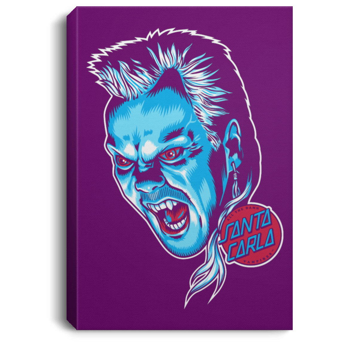 Housewares Purple / 8" x 12" All The Damn Vampires Premium Portrait Canvas