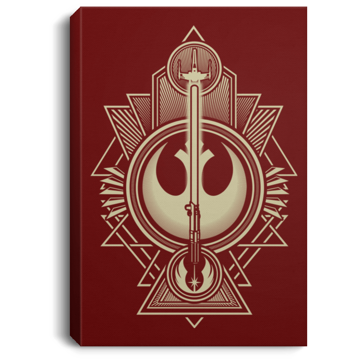 Housewares Maroon / 8" x 12" Alliance Association Premium Portrait Canvas