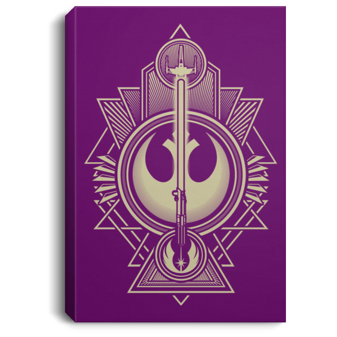 Housewares Purple / 8" x 12" Alliance Association Premium Portrait Canvas