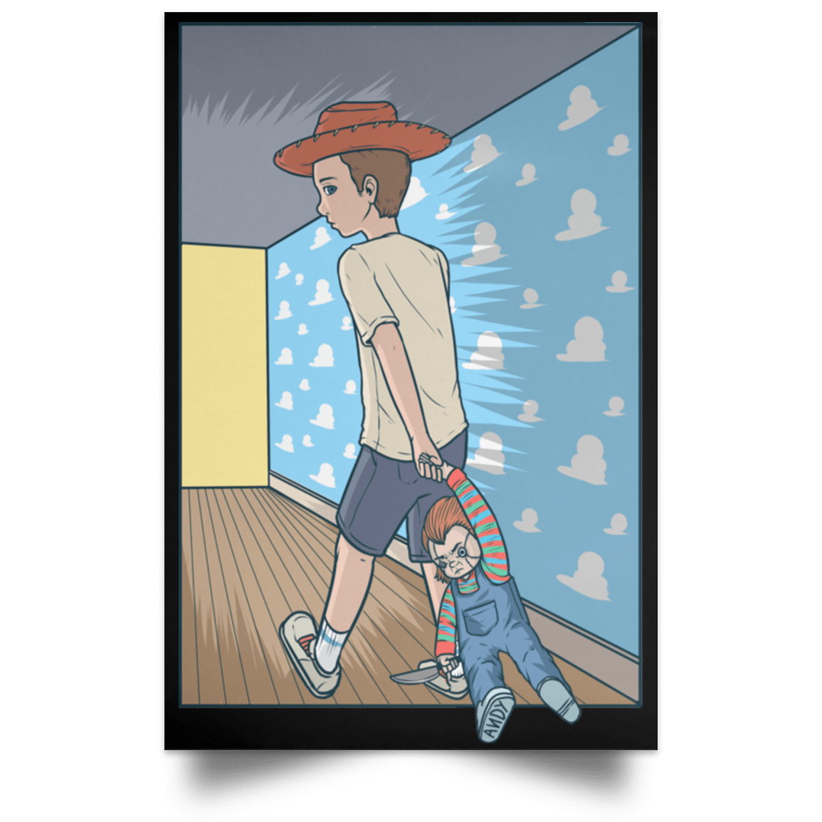 Housewares Black / 12" x 18" Andy's New Toy Portrait Poster