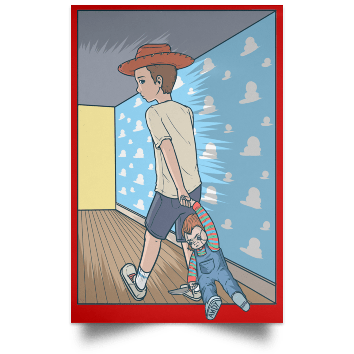 Andy's New Toy Portrait Poster