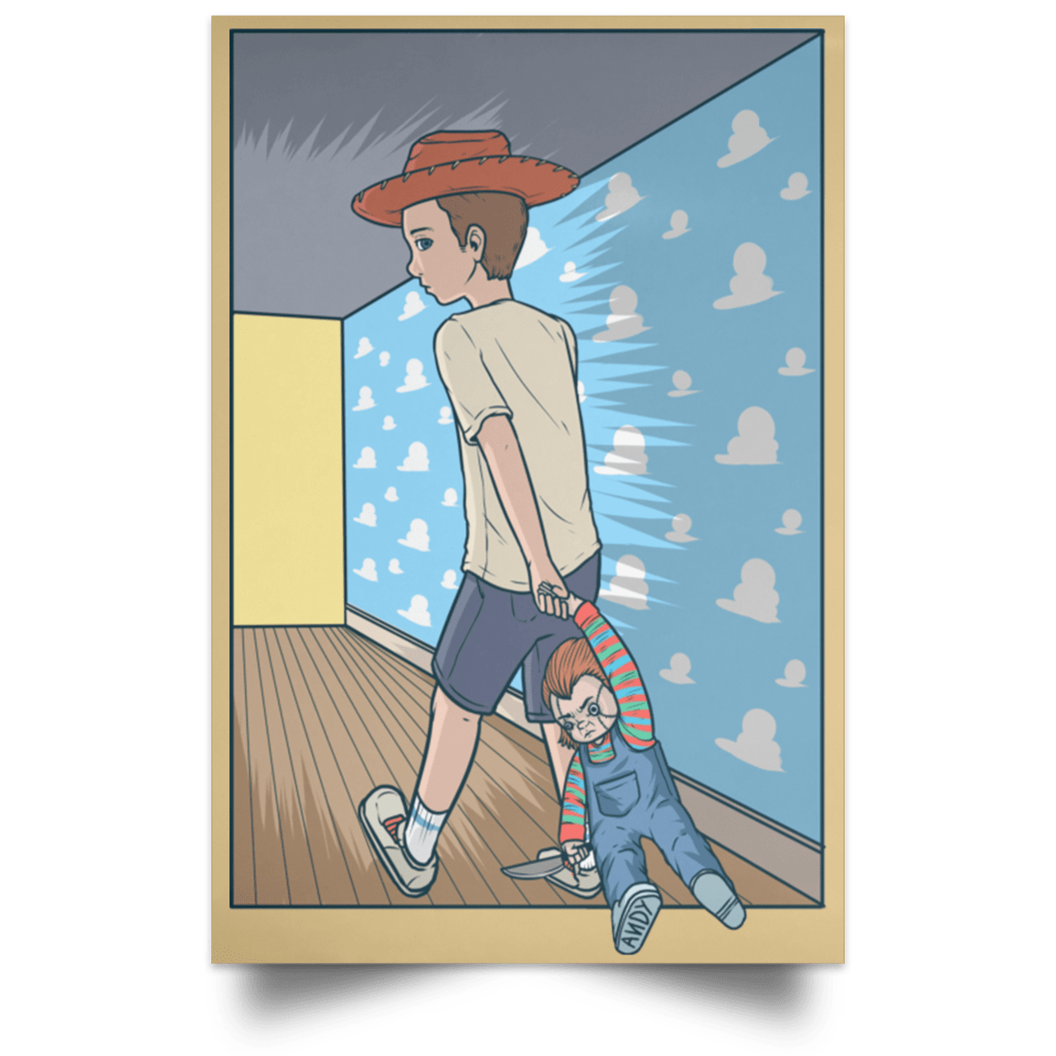 Andy's New Toy Portrait Poster