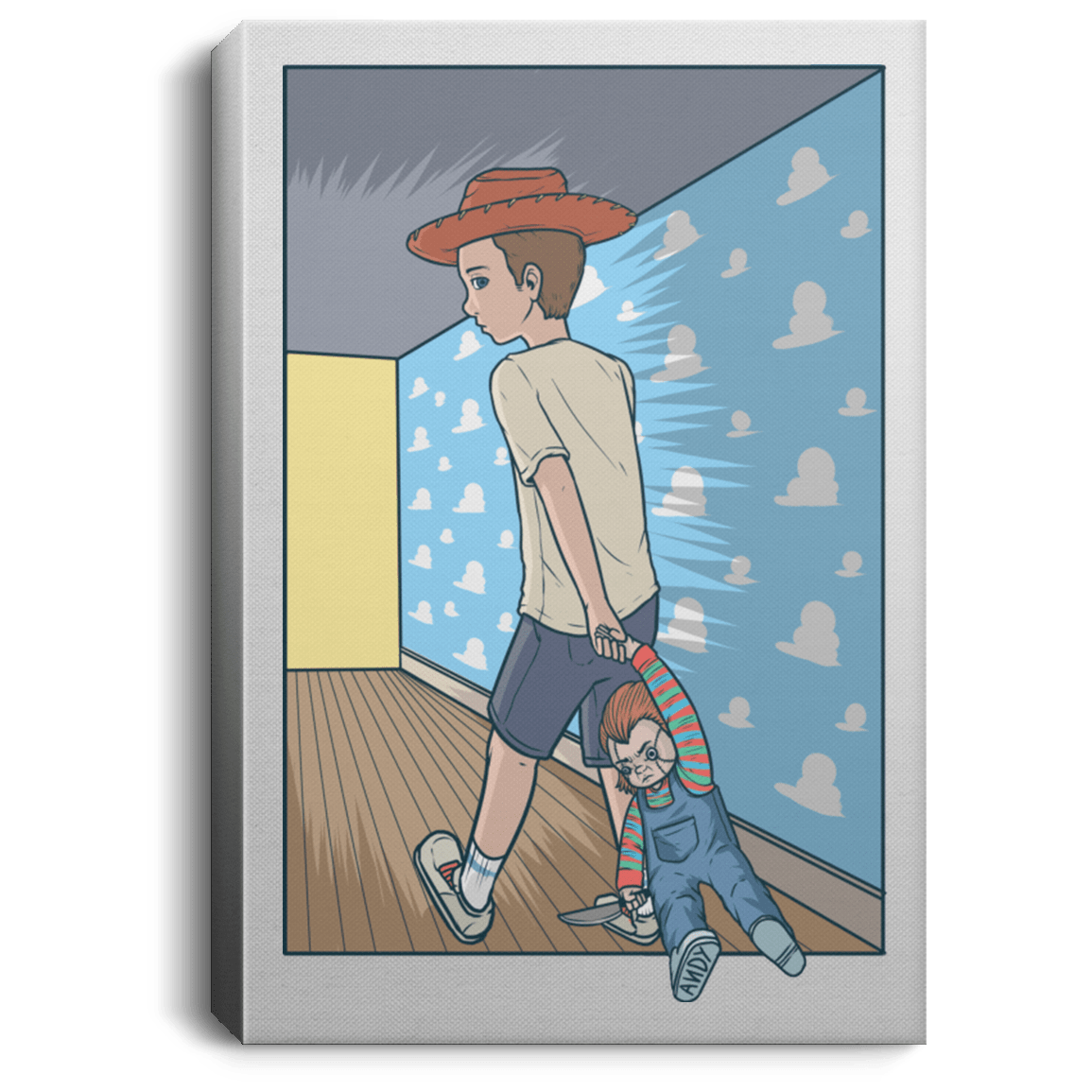 Housewares White / 8" x 12" Andy's New Toy Premium Portrait Canvas