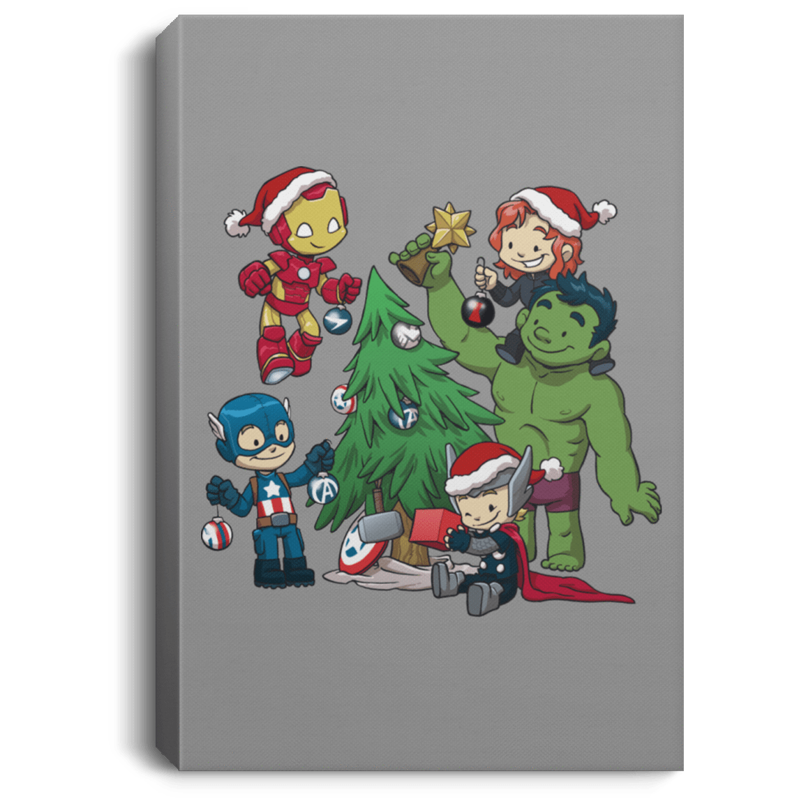 Housewares Gray / 8" x 12" Avenger Tree Premium Portrait Canvas