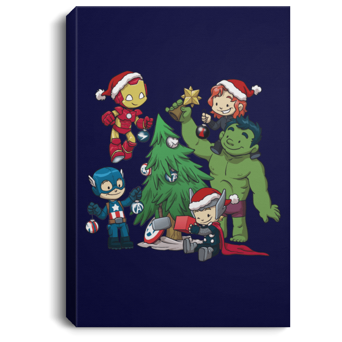 Housewares Navy / 8" x 12" Avenger Tree Premium Portrait Canvas