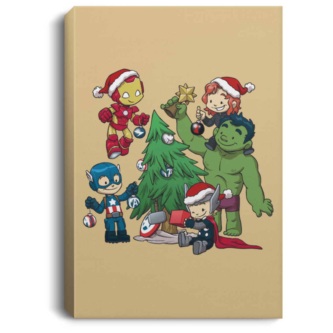 Housewares Tan / 8" x 12" Avenger Tree Premium Portrait Canvas