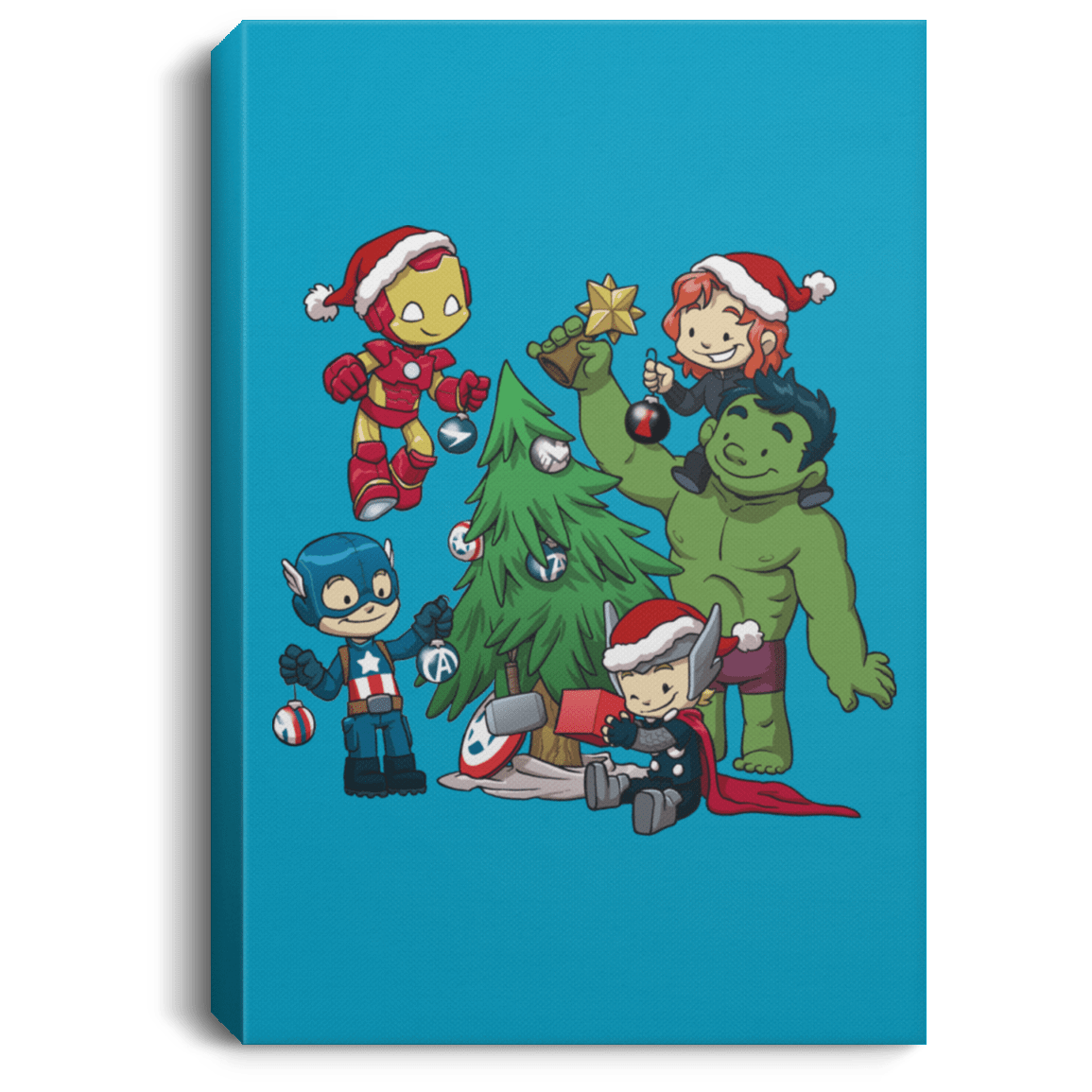 Housewares Turquoise / 8" x 12" Avenger Tree Premium Portrait Canvas