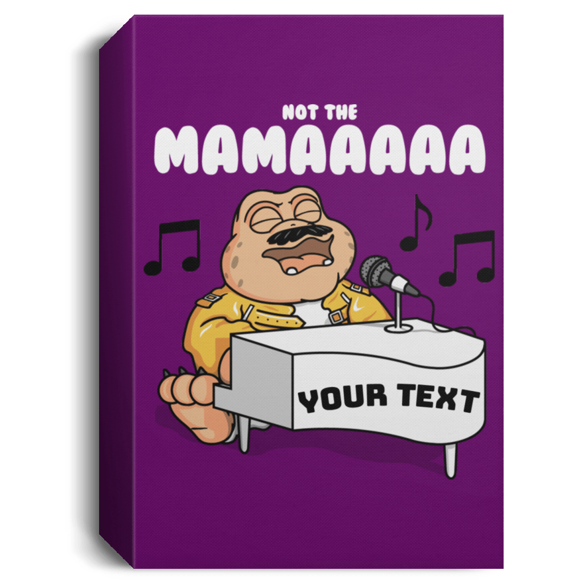 Housewares Purple / 16" x 24" Baby Mercury Personalized Portrait Canvas