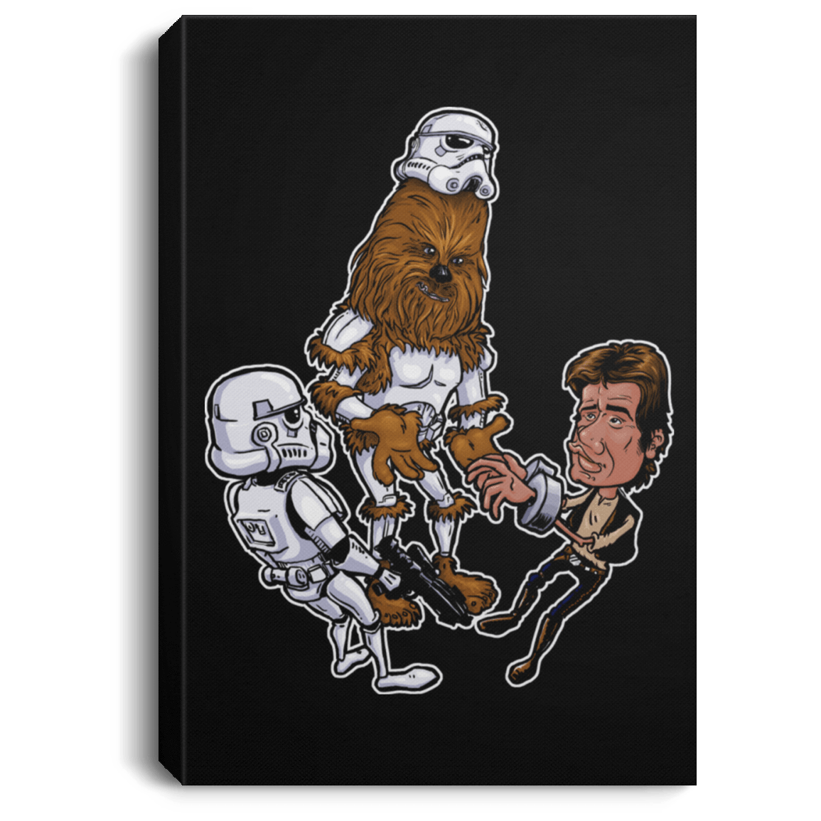 Housewares Black / 8" x 12" Bad Feeling About This Premium Portrait Canvas