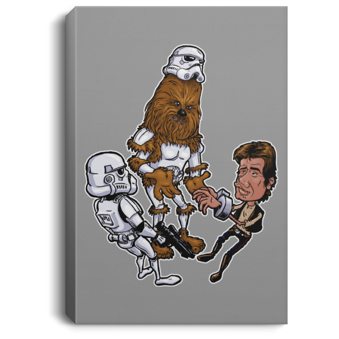 Housewares Gray / 8" x 12" Bad Feeling About This Premium Portrait Canvas