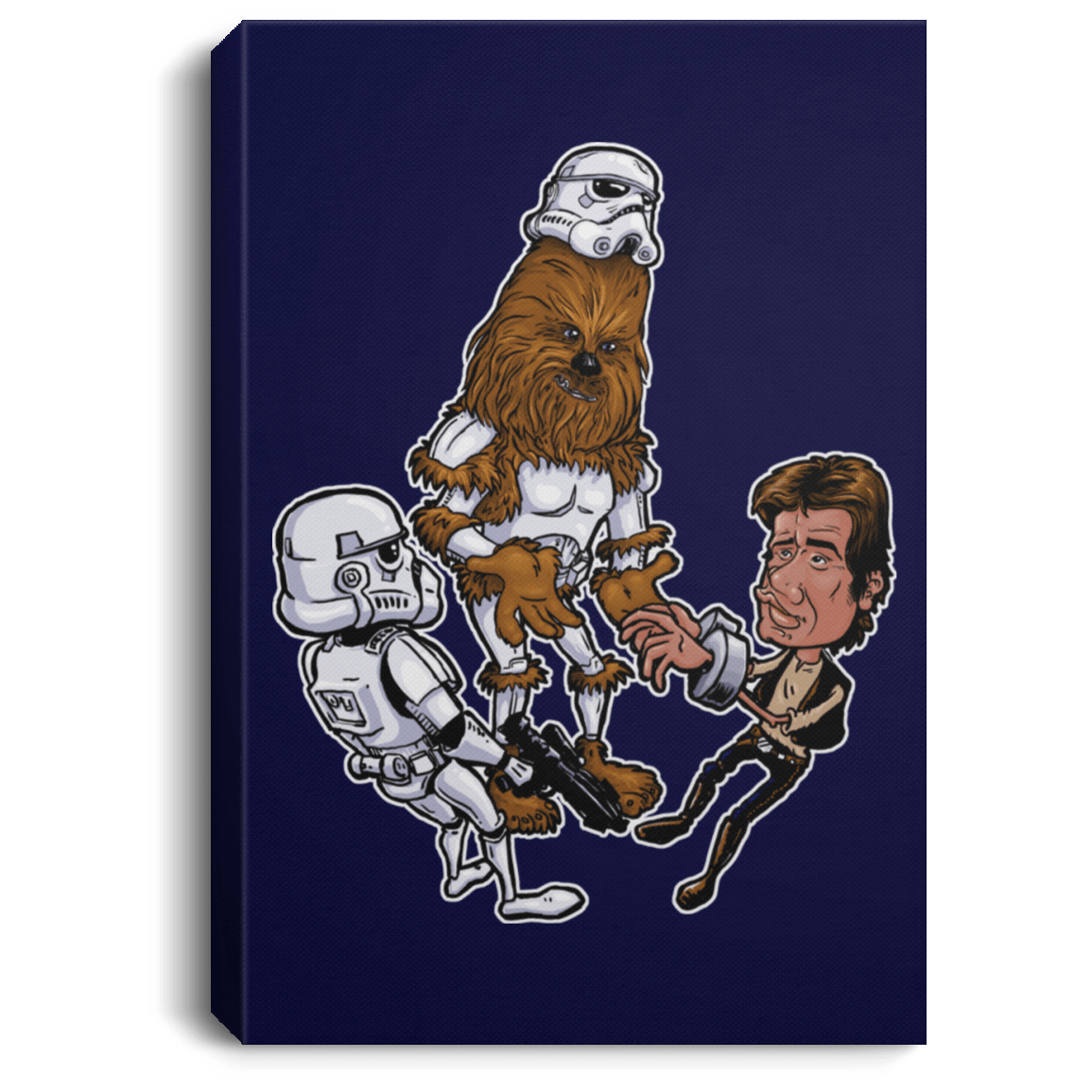 Housewares Navy / 8" x 12" Bad Feeling About This Premium Portrait Canvas