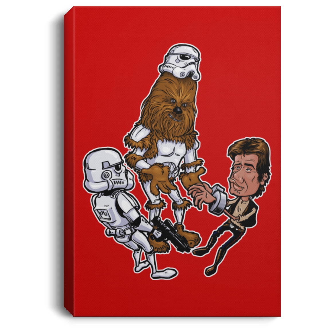 Housewares Red / 8" x 12" Bad Feeling About This Premium Portrait Canvas