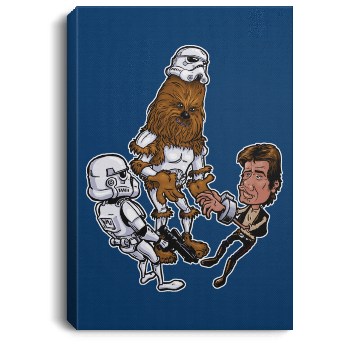 Housewares Royal / 8" x 12" Bad Feeling About This Premium Portrait Canvas