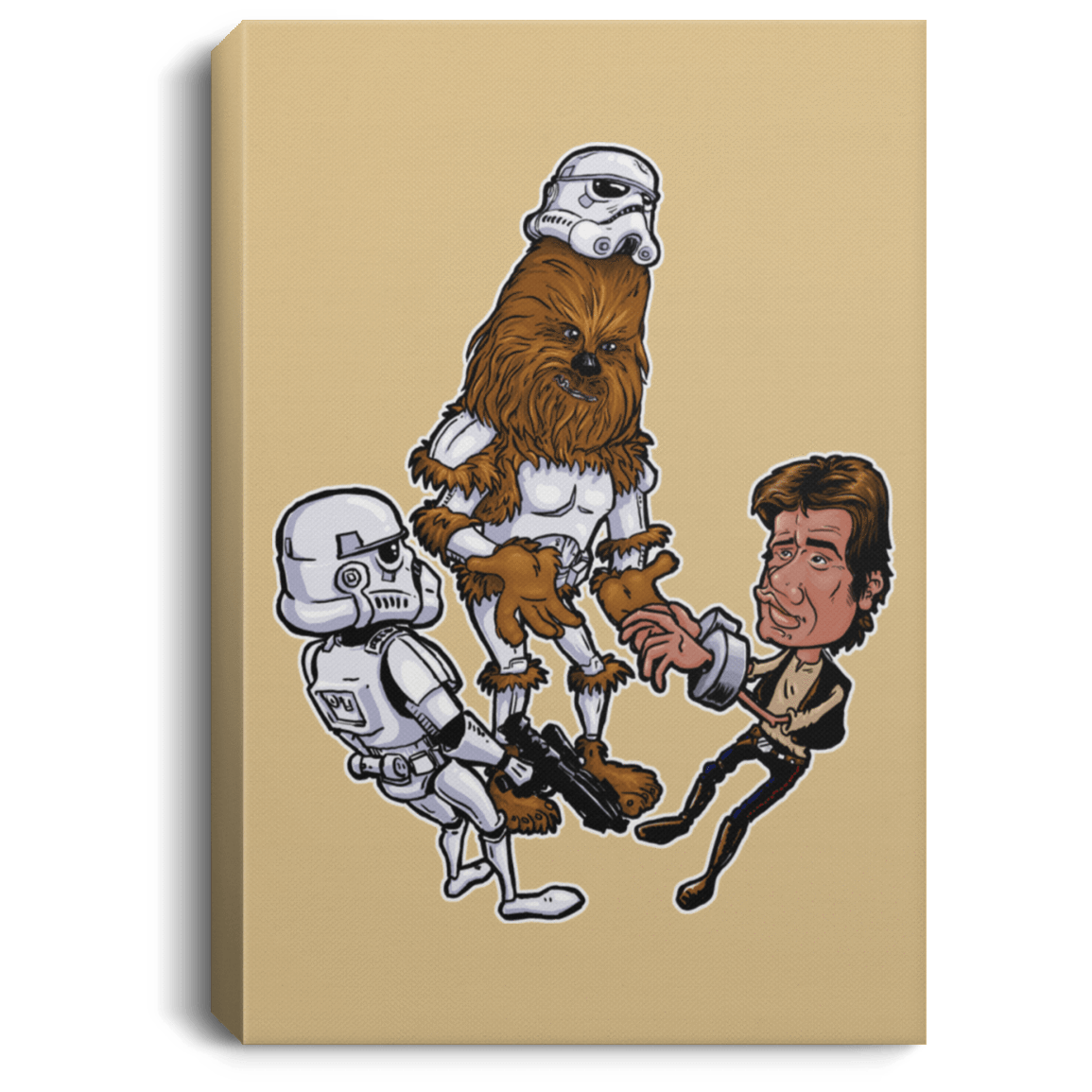 Housewares Tan / 8" x 12" Bad Feeling About This Premium Portrait Canvas