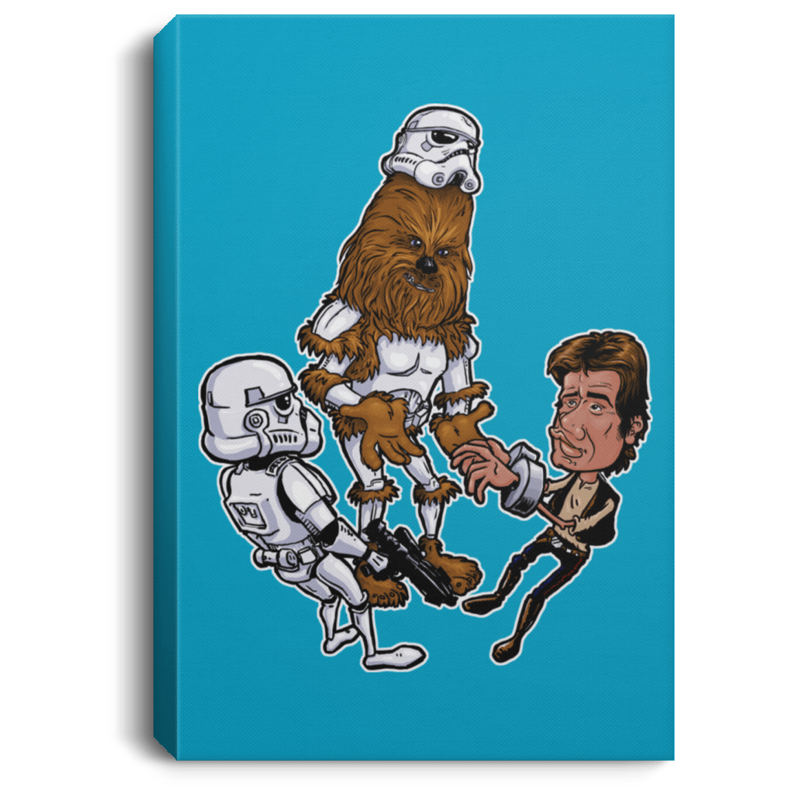 Housewares Turquoise / 8" x 12" Bad Feeling About This Premium Portrait Canvas