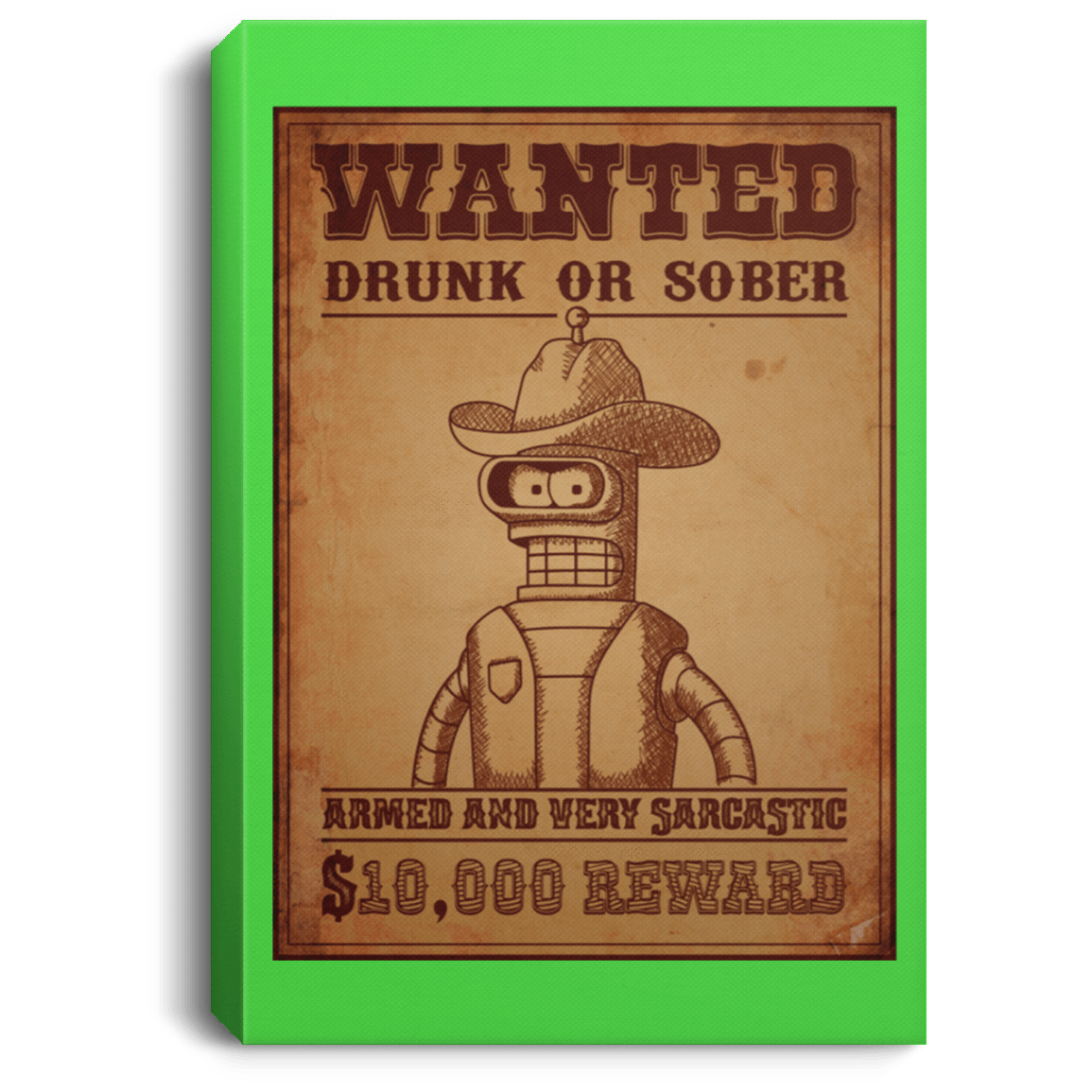 Housewares Kelly / 8" x 12" Bender Wanted Premium Portrait Canvas