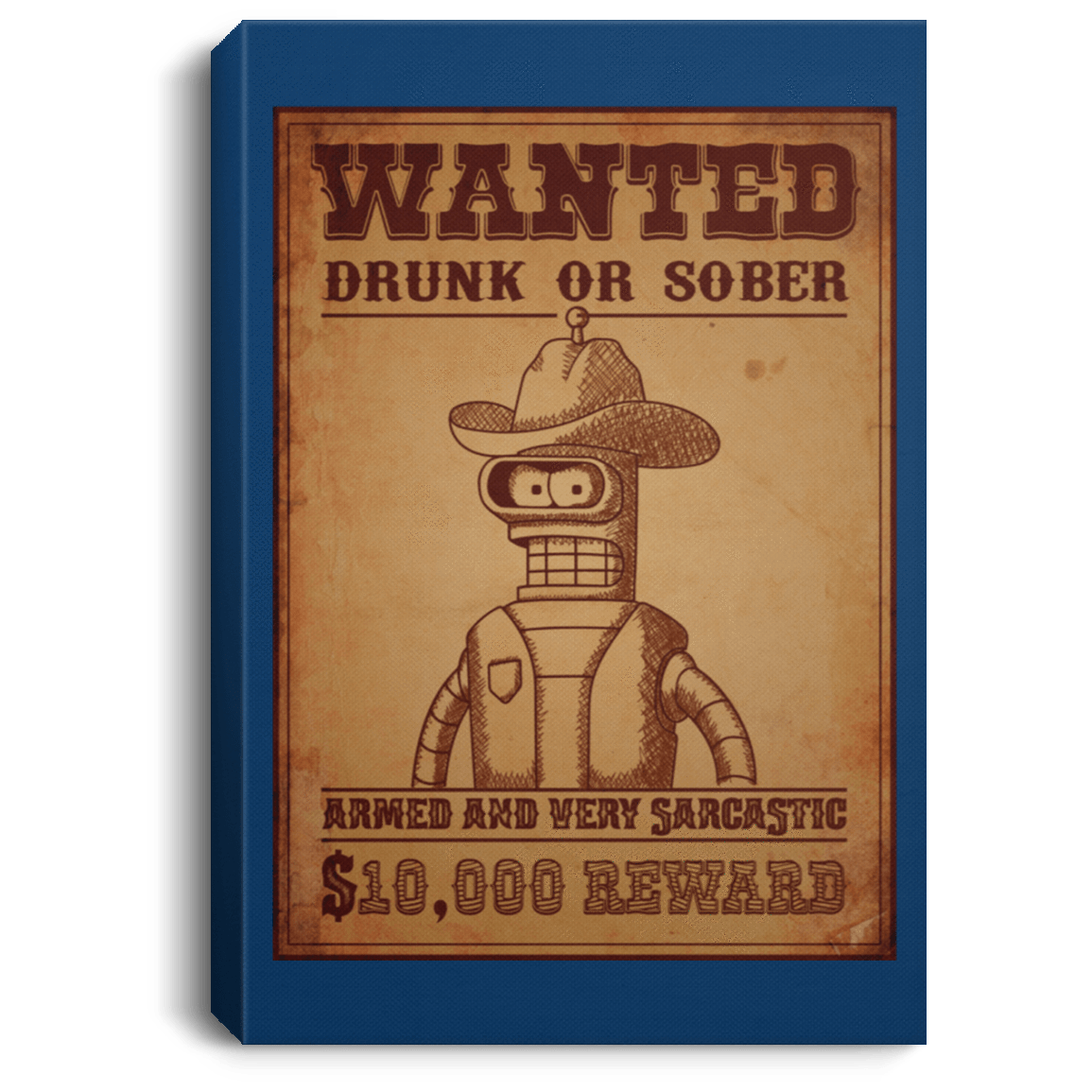 Housewares Royal / 8" x 12" Bender Wanted Premium Portrait Canvas