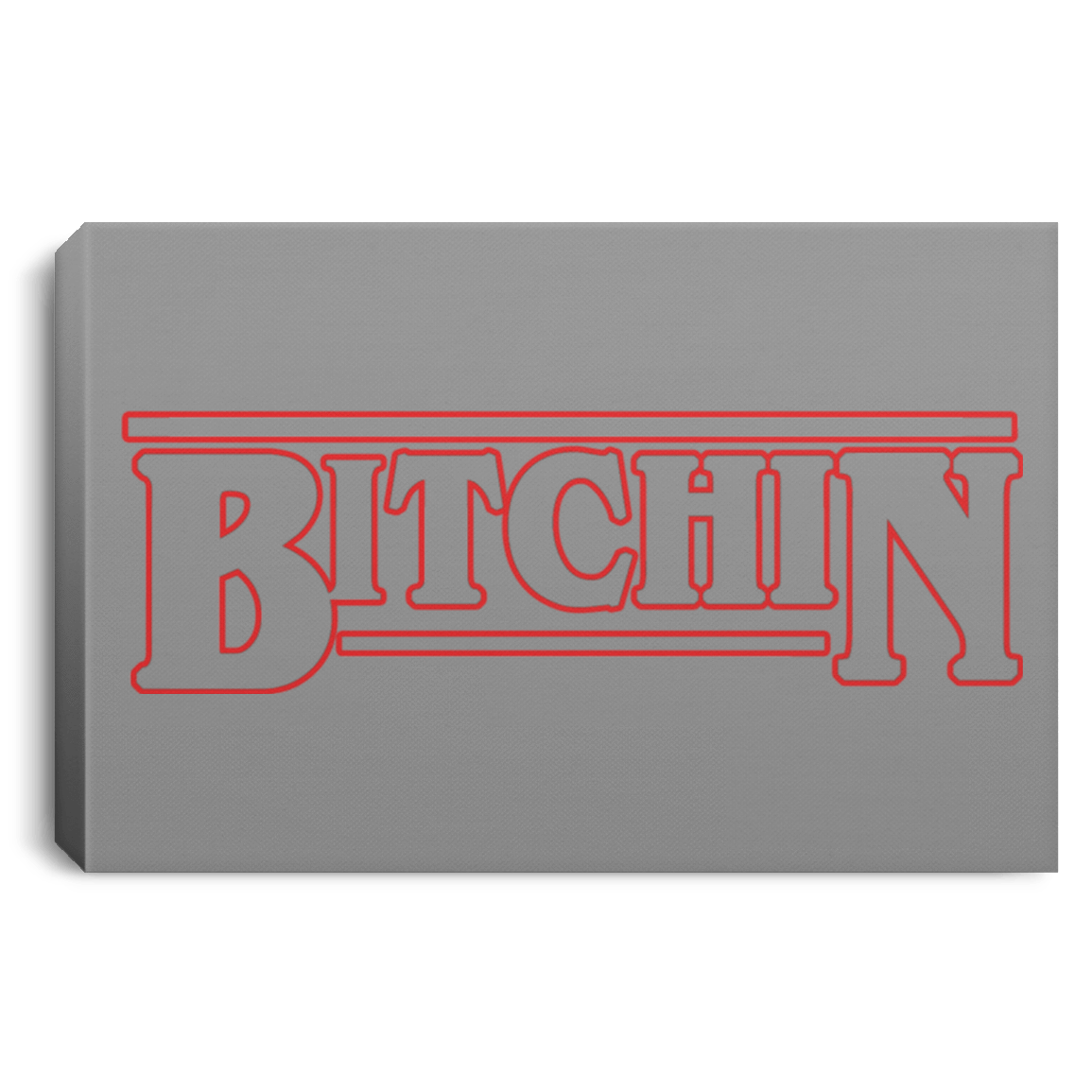 Housewares Gray / 12" x 8" Bitchin Premium Landscape Canvas