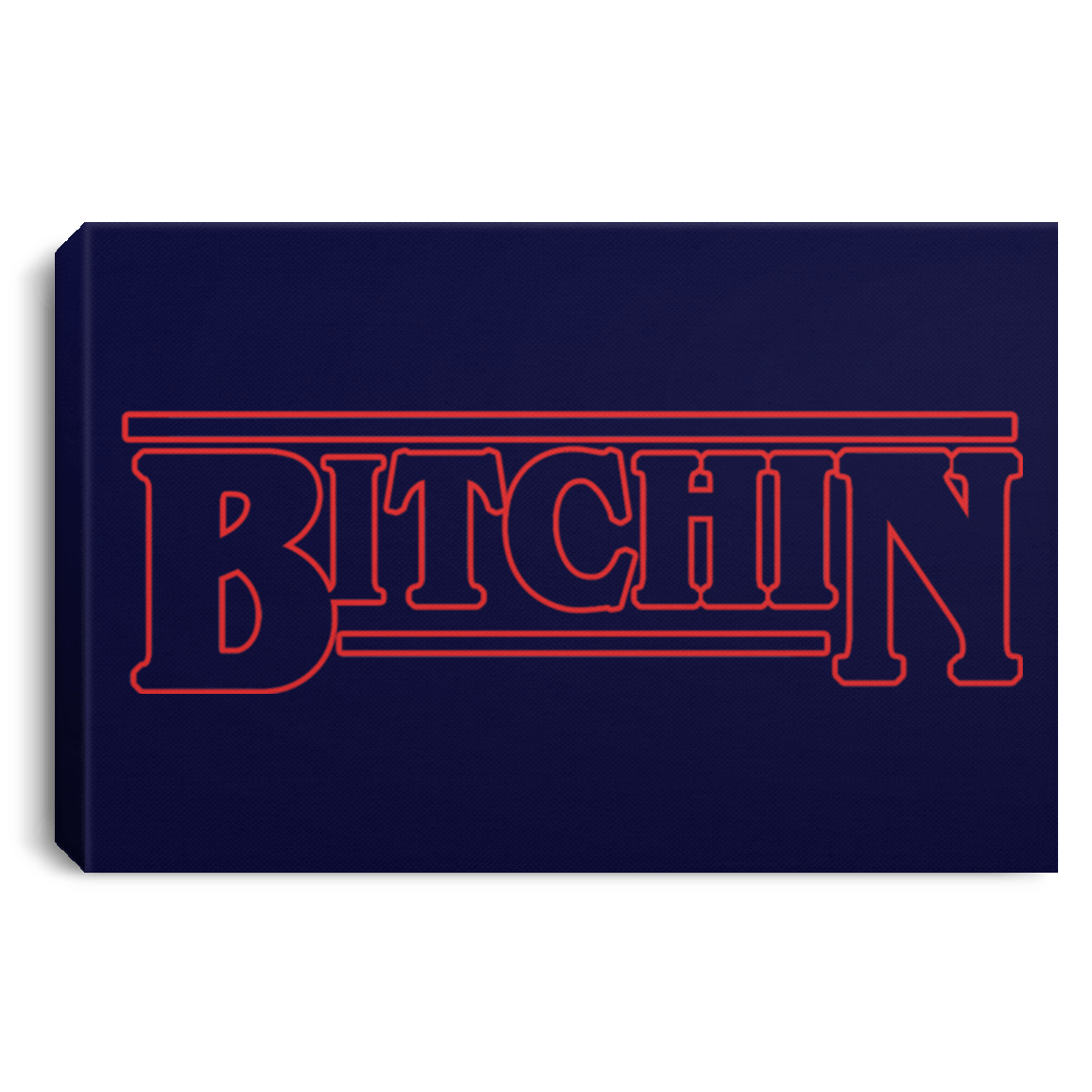 Housewares Navy / 12" x 8" Bitchin Premium Landscape Canvas