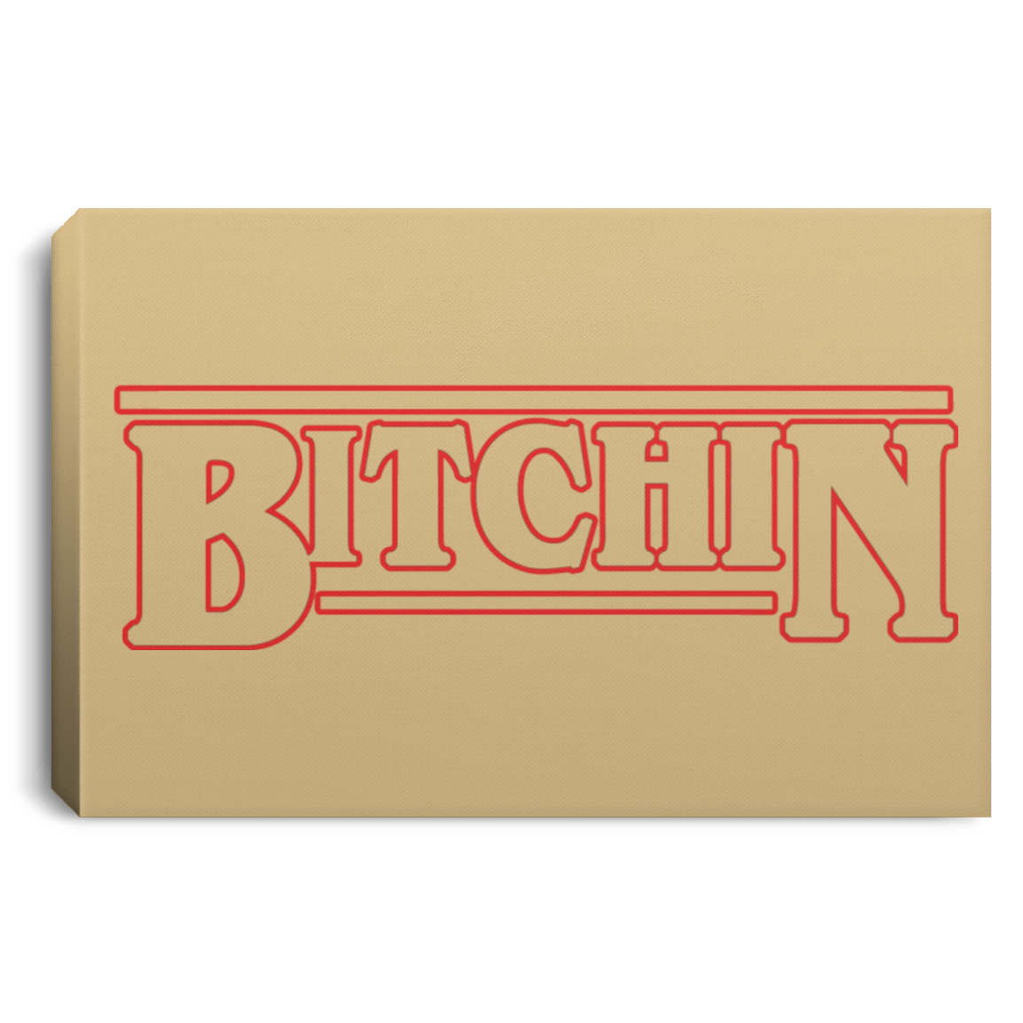 Housewares Tan / 12" x 8" Bitchin Premium Landscape Canvas