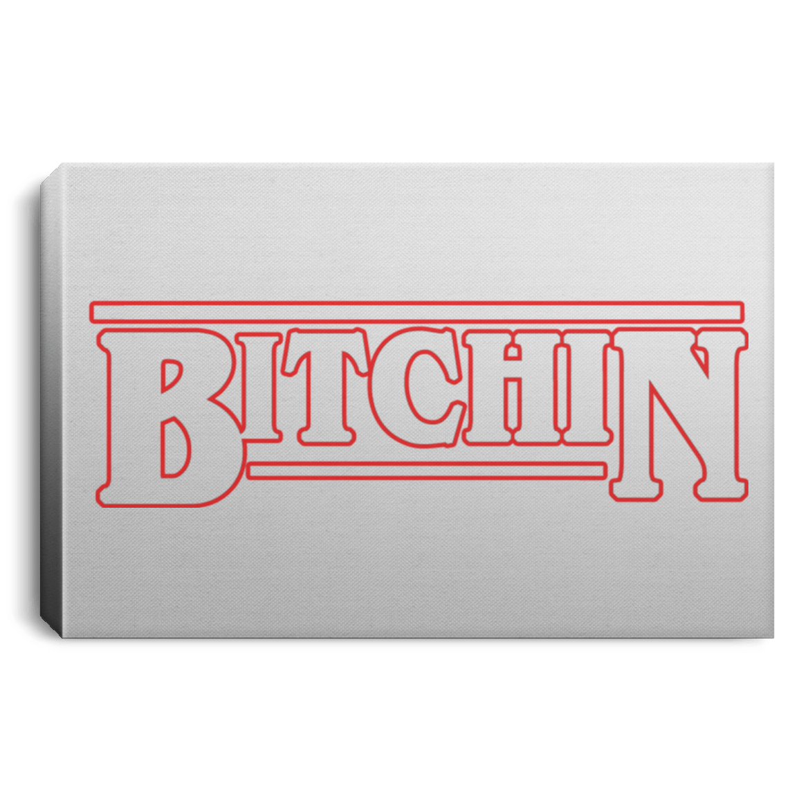 Housewares White / 12" x 8" Bitchin Premium Landscape Canvas