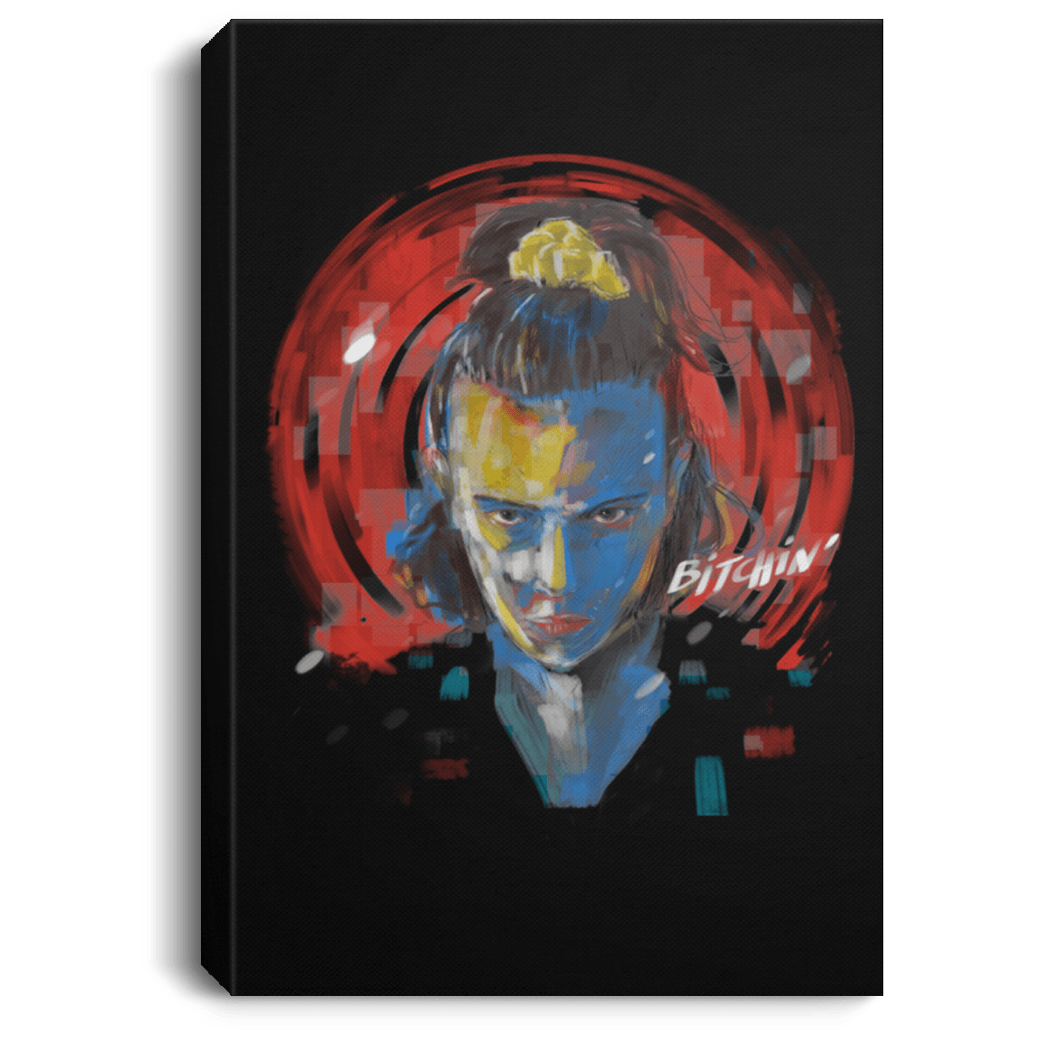 Housewares Black / 8" x 12" Bitchin' Premium Portrait Canvas