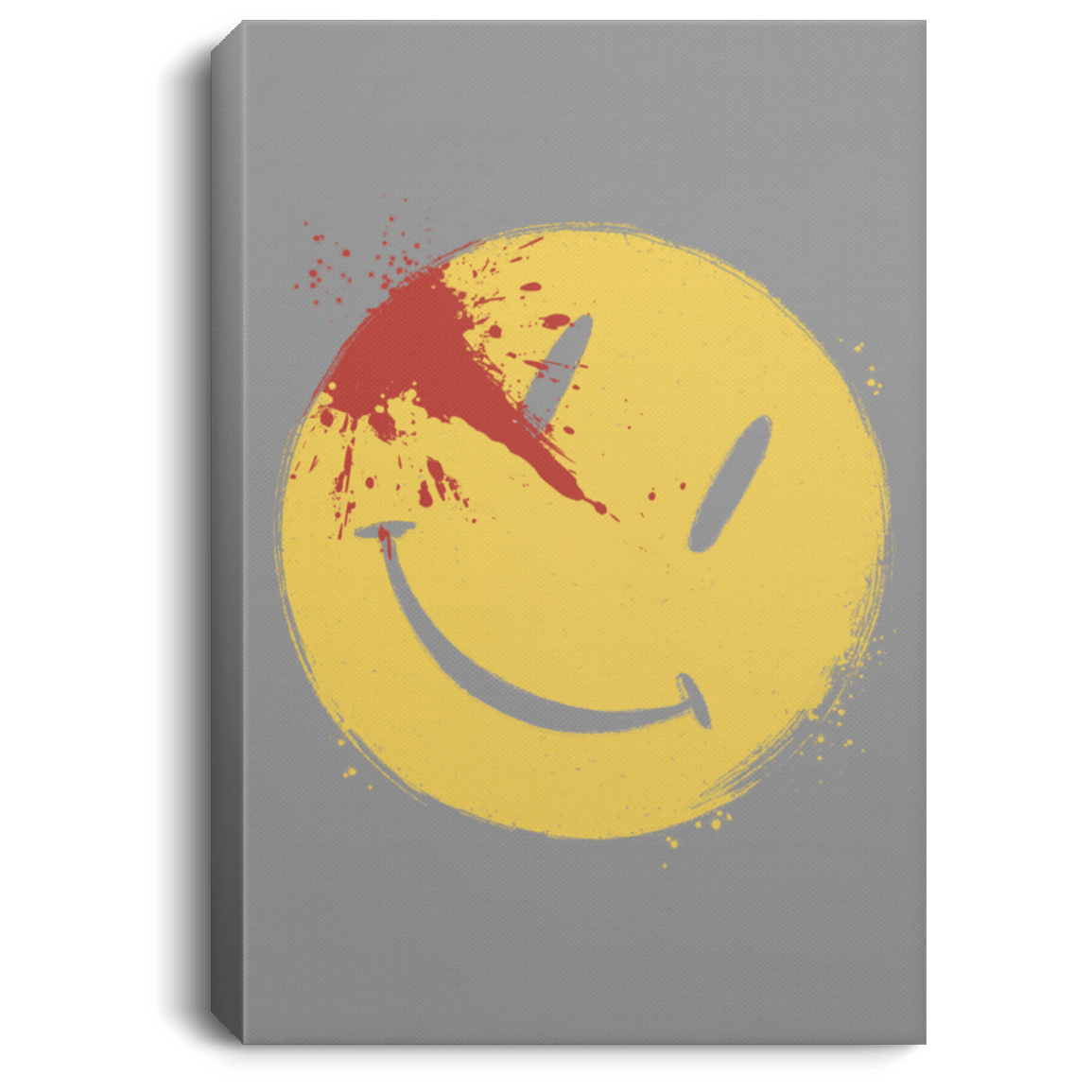 Housewares Gray / 8" x 12" Bloody Smile Premium Portrait Canvas