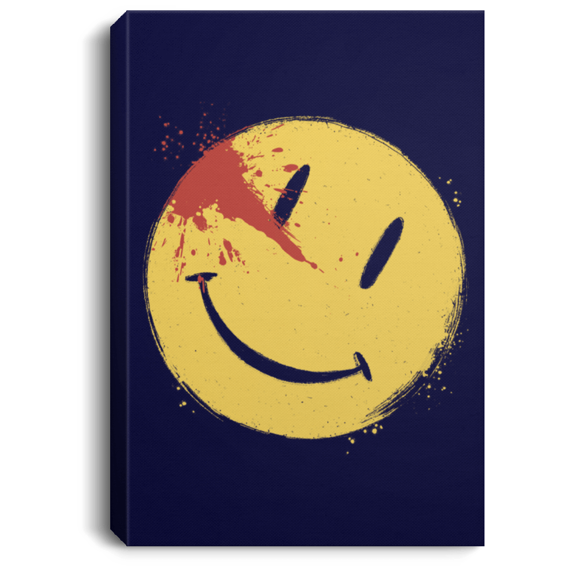 Housewares Navy / 8" x 12" Bloody Smile Premium Portrait Canvas