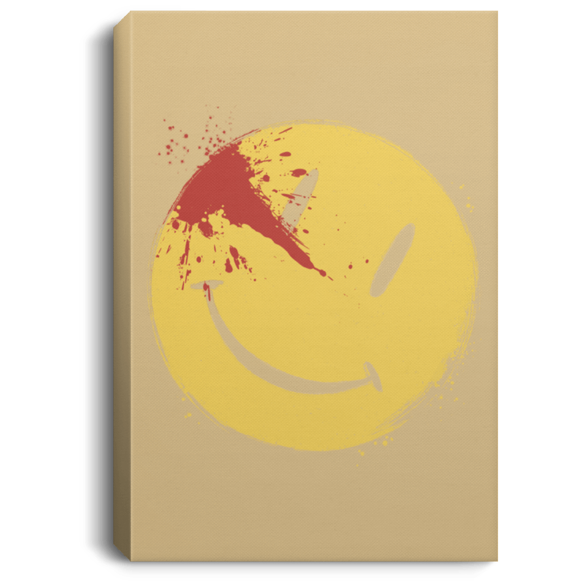 Housewares Tan / 8" x 12" Bloody Smile Premium Portrait Canvas