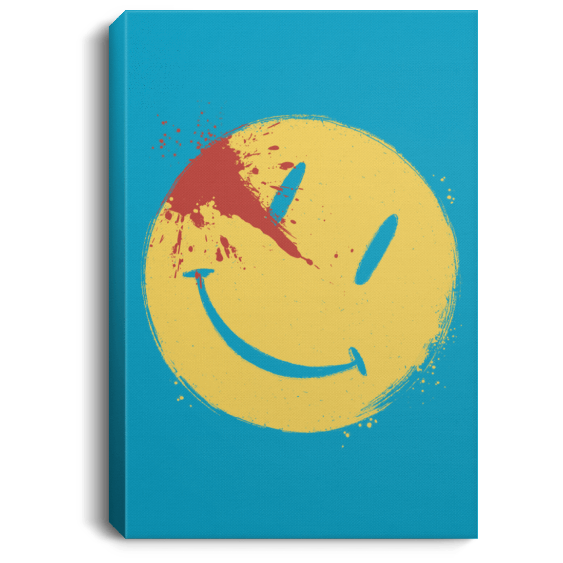 Housewares Turquoise / 8" x 12" Bloody Smile Premium Portrait Canvas