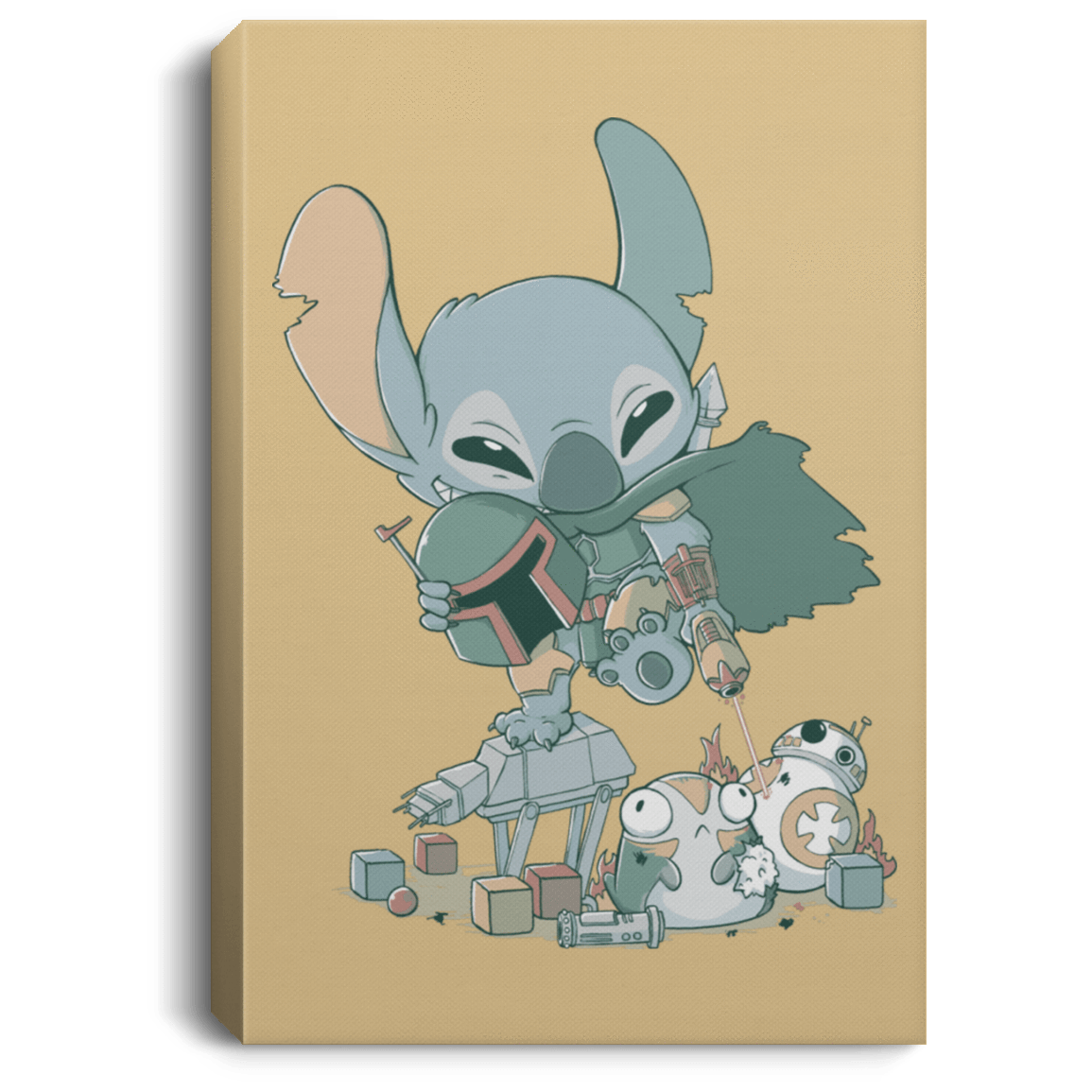 Housewares Tan / 8" x 12" Boba Stitch Premium Portrait Canvas