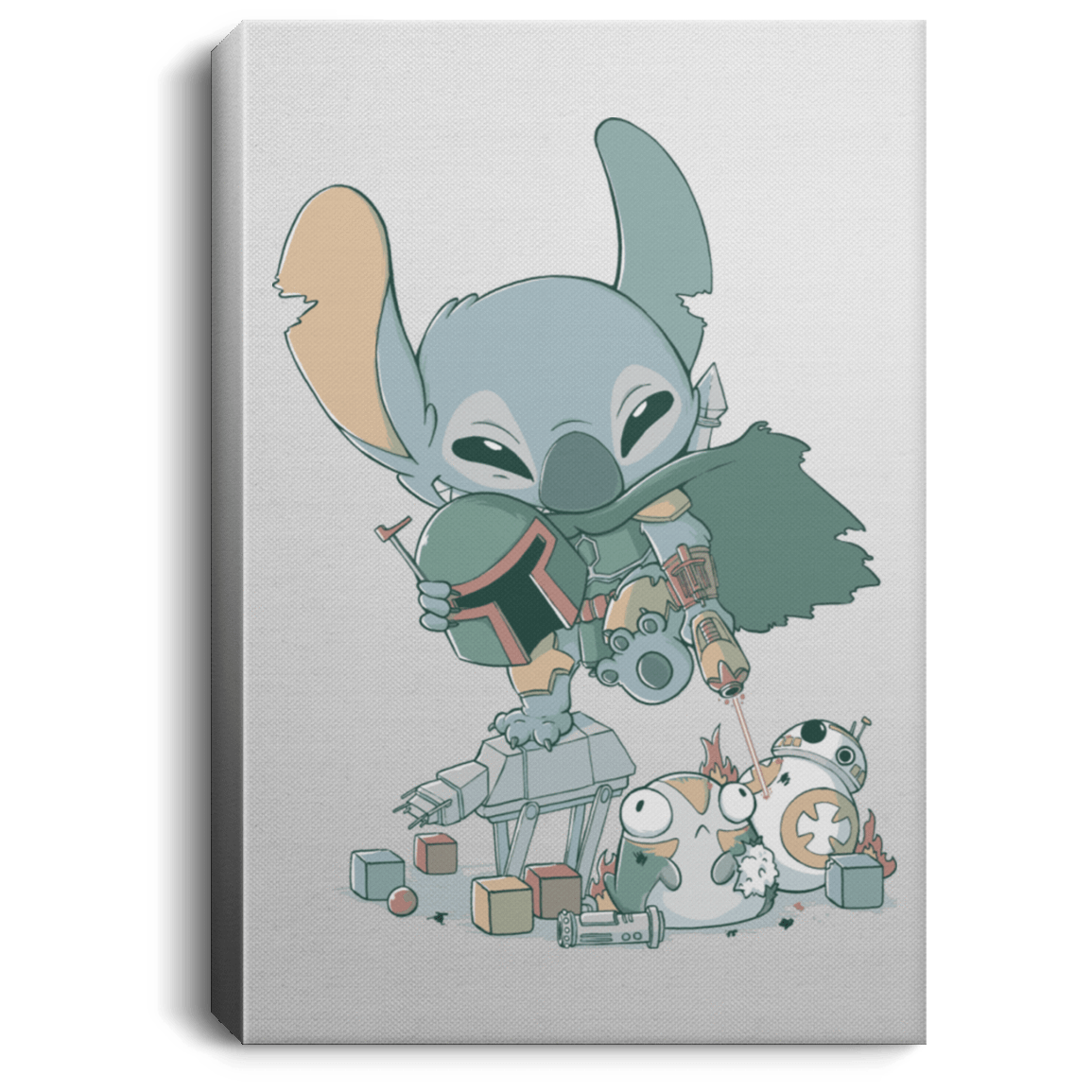Housewares White / 8" x 12" Boba Stitch Premium Portrait Canvas