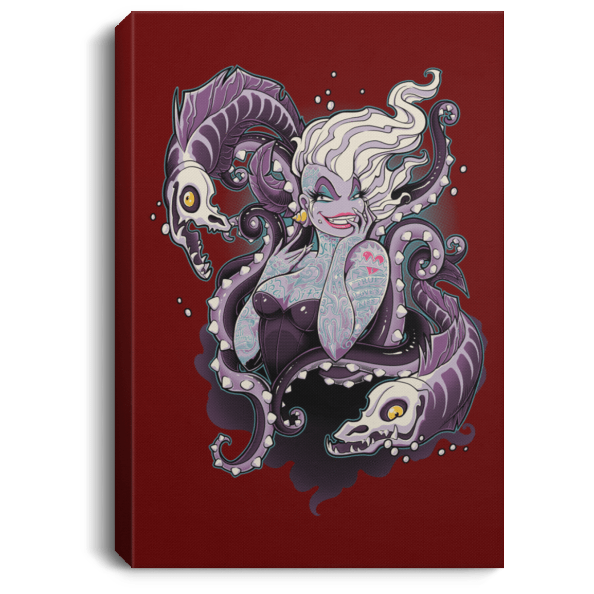 Housewares Maroon / 8" x 12" Body Language Premium Portrait Canvas