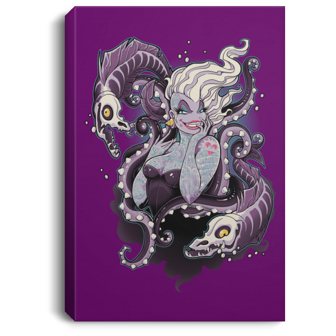 Housewares Purple / 8" x 12" Body Language Premium Portrait Canvas