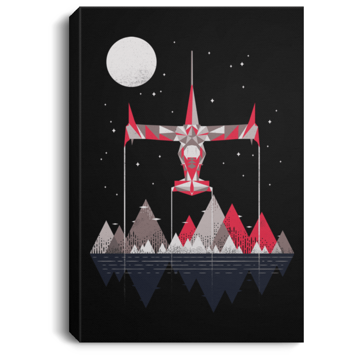 Housewares Black / 8" x 12" Bounty of Stars Cowboy Bebop Premium Portrait Canvas