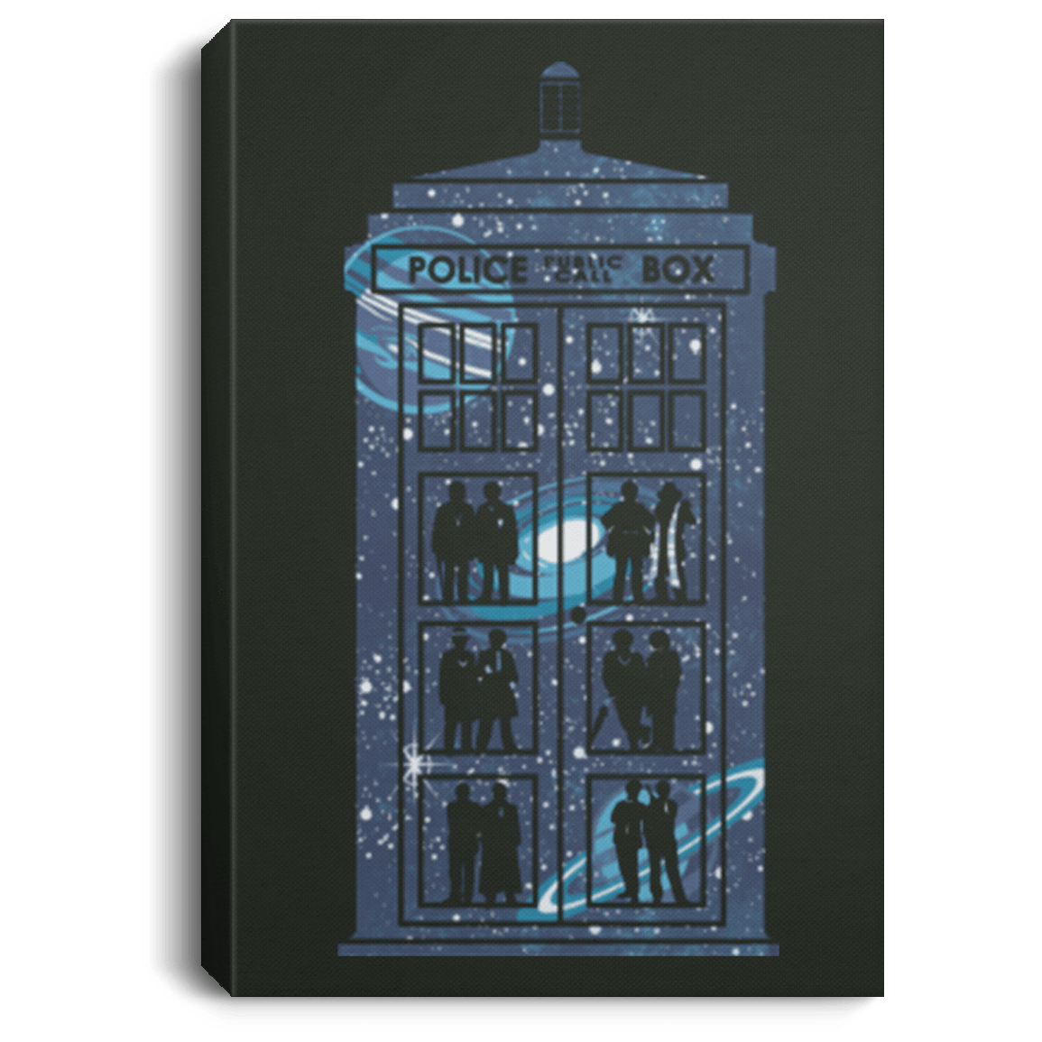 Housewares Forest / 8" x 12" Box of Time and Space Premium Portrait Canvas