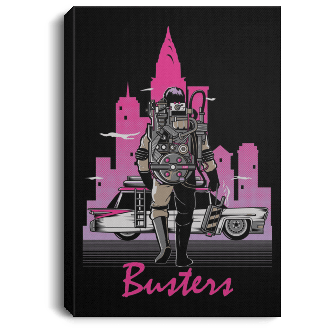 Housewares Black / 8" x 12" BUSTERS DRIVE Premium Portrait Canvas