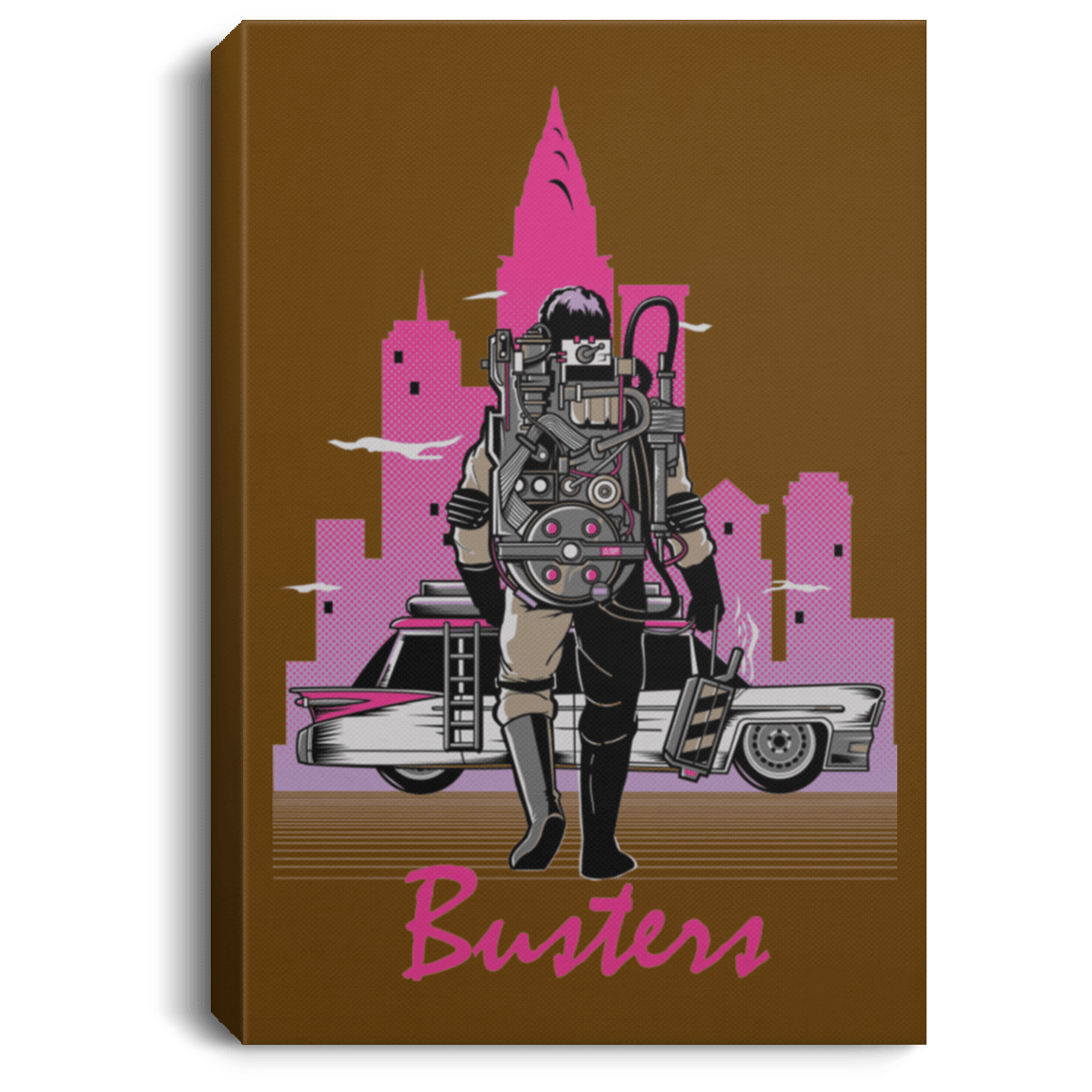 Housewares Brown / 8" x 12" BUSTERS DRIVE Premium Portrait Canvas