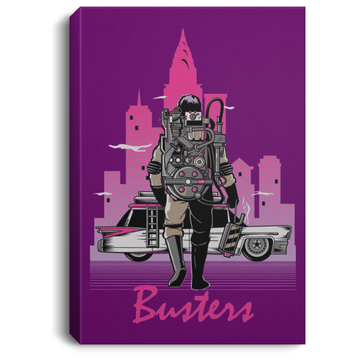 Housewares Purple / 8" x 12" BUSTERS DRIVE Premium Portrait Canvas