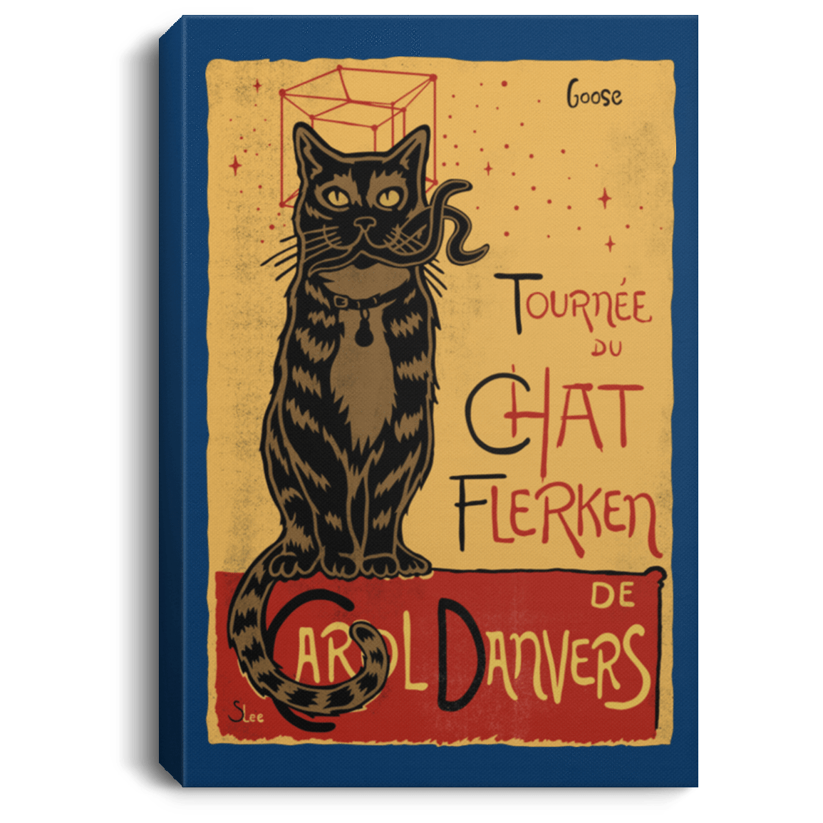 Housewares Royal / 8" x 12" Chat Flerken Premium Portrait Canvas