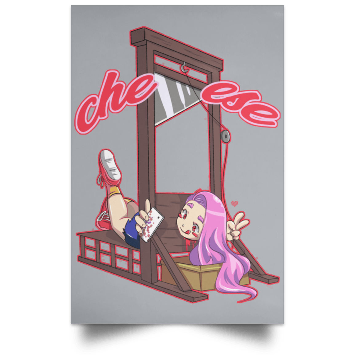 Cheese Portrait Poster